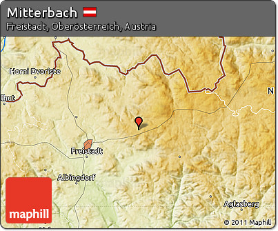 Physical Map of Mitterbach