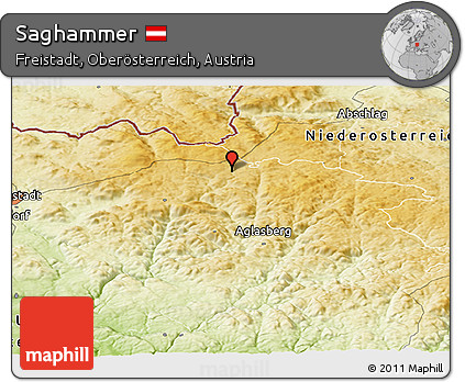 Physical Panoramic Map of Saghammer