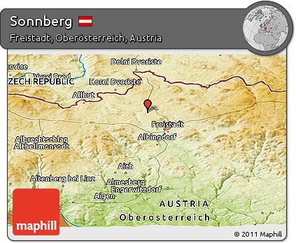 Physical Panoramic Map of Sonnberg