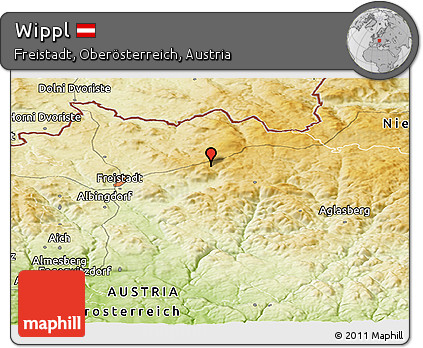 Physical Panoramic Map of Wippl