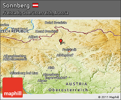 Physical Panoramic Map of Sonnberg