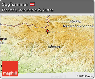 Physical Panoramic Map of Saghammer
