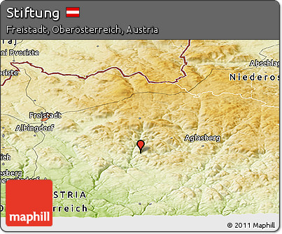 Physical Panoramic Map of Stiftung