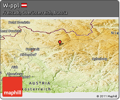 Physical Panoramic Map of Wippl