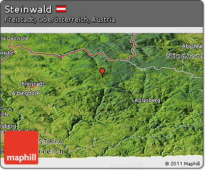 Satellite Panoramic Map of Steinwald