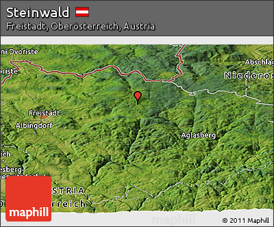 Satellite Panoramic Map of Steinwald