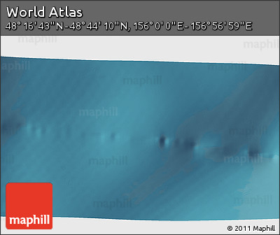 Satellite 3D Map of the Area around 48° 30' 27" N, 156° 28' 29" E