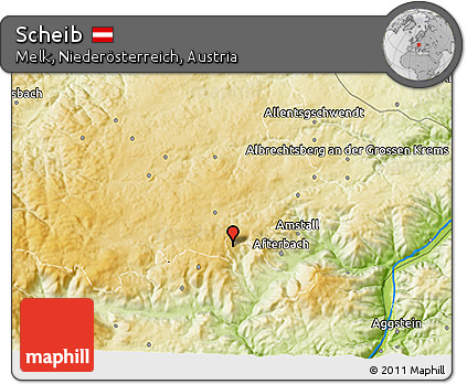 Physical 3D Map of Scheib