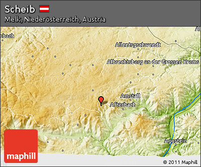 Physical 3D Map of Scheib