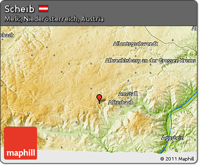 Physical 3D Map of Scheib