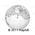 Outline Map of the Area around 48° 30' 27" N, 162° 16' 30" W, rectangular outline