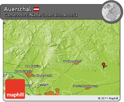 Physical 3D Map of Auersthal