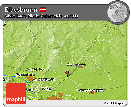 Physical 3D Map of Eibesbrunn