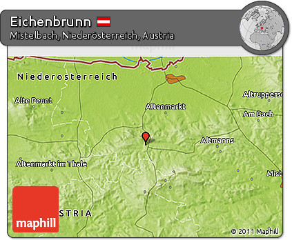 Physical 3D Map of Eichenbrunn