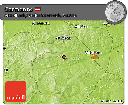 Physical 3D Map of Garmanns