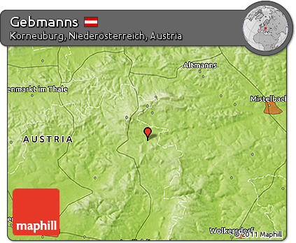 Physical 3D Map of Gebmanns