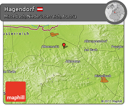 Physical 3D Map of Hagendorf