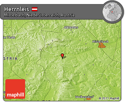 Physical 3D Map of Herrnleis