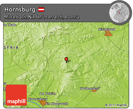 Physical 3D Map of Hornsburg