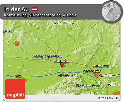 Physical 3D Map of In Der Au