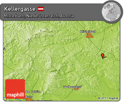 Physical 3D Map of Kellergasse
