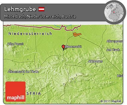 Physical 3D Map of Lehmgrube