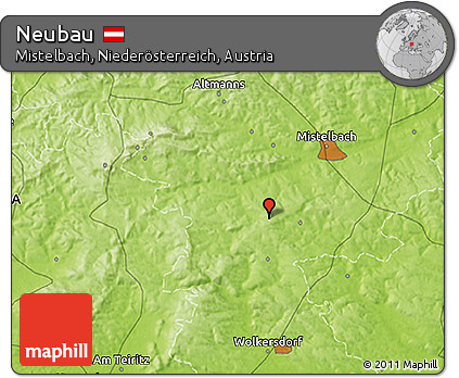 Physical 3D Map of Neubau