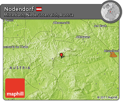 Physical 3D Map of Nodendorf