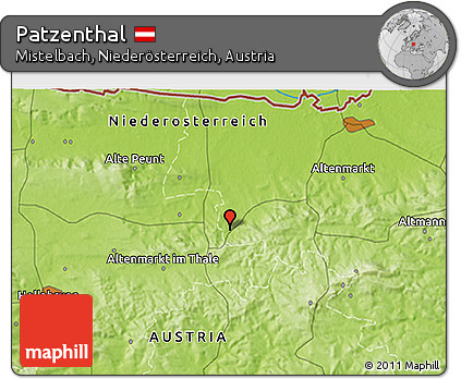 Physical 3D Map of Patzenthal