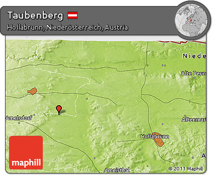 Physical 3D Map of Taubenberg