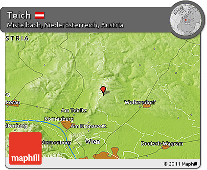 Physical 3D Map of Teich