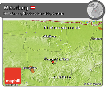 Physical 3D Map of Weierburg