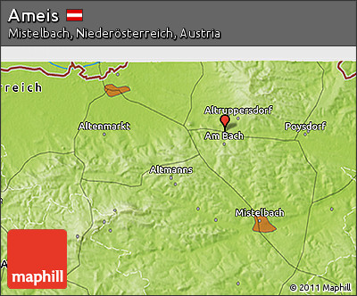 Physical 3D Map of Ameis