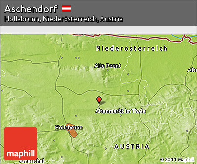 Physical 3D Map of Aschendorf