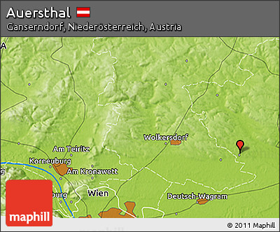 Physical 3D Map of Auersthal