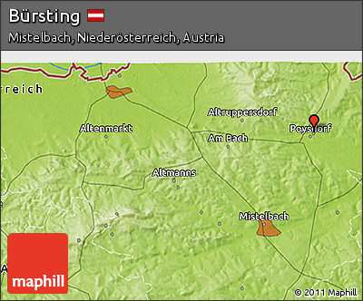 Physical 3D Map of Bürsting