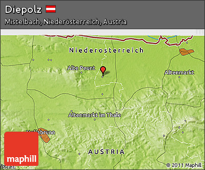 Physical 3D Map of Diepolz