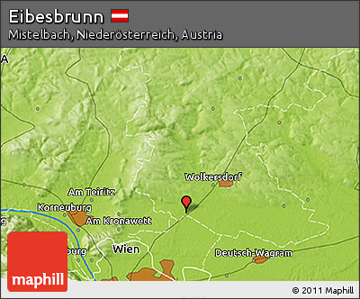 Physical 3D Map of Eibesbrunn