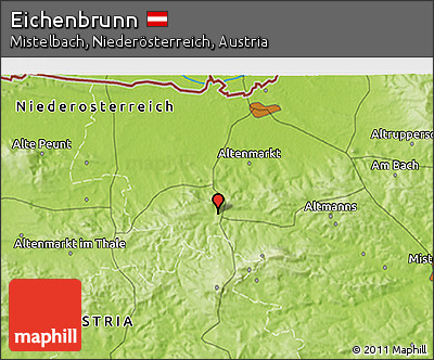 Physical 3D Map of Eichenbrunn