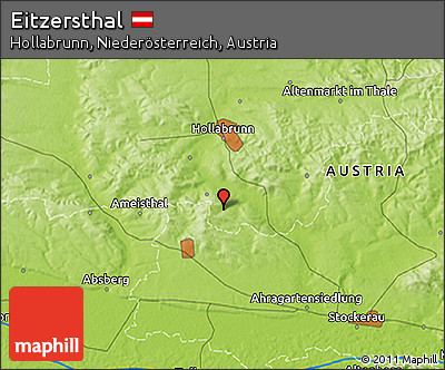 Physical 3D Map of Eitzersthal