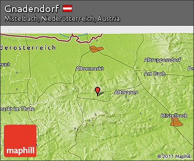 Physical 3D Map of Gnadendorf