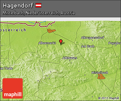 Physical 3D Map of Hagendorf