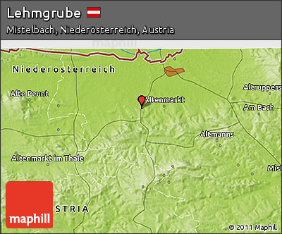 Physical 3D Map of Lehmgrube
