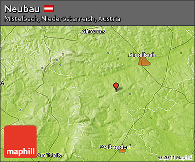 Physical 3D Map of Neubau