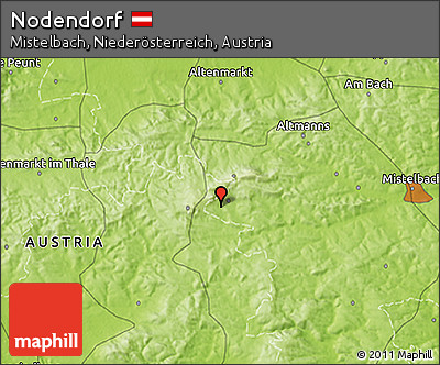 Physical 3D Map of Nodendorf