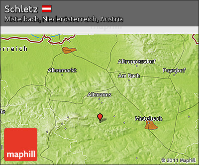 Physical 3D Map of Schletz