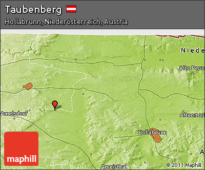Physical 3D Map of Taubenberg