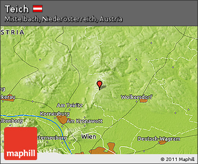 Physical 3D Map of Teich