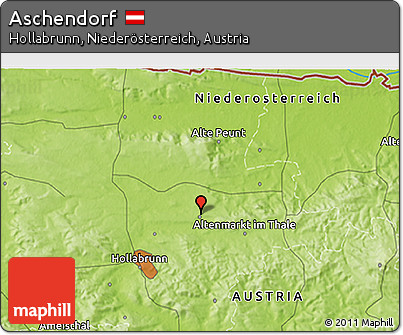 Physical 3D Map of Aschendorf
