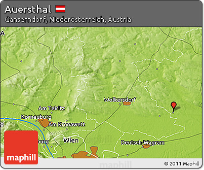 Physical 3D Map of Auersthal